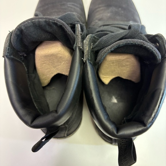 Dr. Martens Womens 8 Maelly Padded Collar Canvas Black High Top Lace Up Sneaker - Picture 6 of 10